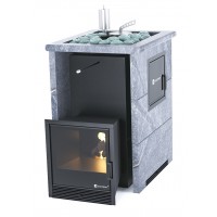 Банная печь Easysteam Анапа-М2 в трехсторонней открытой облицовке