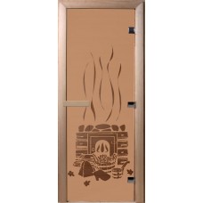 Дверь Doorwood Банька Бронза матовая
