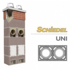 Керамический дымоход Schiedel UNI двухходовой д=140/200 мм