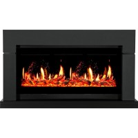 Каминокомплект Lindos Graphite Grey (Ширина 1470мм) с очагом 5D V-ART 40