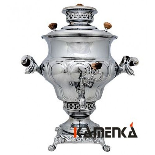 Самовар никель 5л momtaz/1