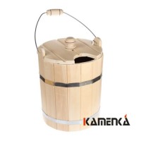 Ведро-запарник 18л с крышкой Осина