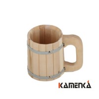 Кружка бондарная липа 0,6л М-70
